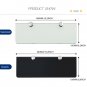 green_Bathroom Glass Shelf Wall Mounted 7MM Tempered Transparent Glass with Chromed Shelf Brackets 3