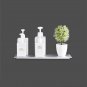 30 CM_Silver Kitchen Storage Shelf Aluminum Wall Hanging Bathroom Mirror Front Storage Tray Makeup T