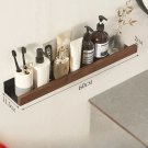 b60CM_wood bathroom storage shelf，Storage Holders Racks Wall-Mounted Punch,light luxury living roo