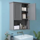 Cabinet Wall Mounted Wooden Medicine Cabinet with Adjustable Shelf 23"x 29" Over Toilet Wall Hanging