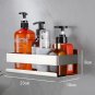 Silver Without hook_Stainless Steel Over Glass Door Shower Door Back Shower Towel Rack S-Shape Bathr