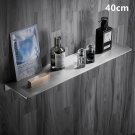 brushed 40cm_304 Stainless Steel Bathroom Storage Rack 20/30/40/50CM Brushed Chrome Shower Rack Corn
