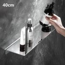 chrome 40cm_304 Stainless Steel Bathroom Storage Rack 20/30/40/50CM Brushed Chrome Shower Rack Corne