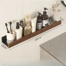 60CM_Bathroom Shelves，Wooden Storage Holders，Room Storage Shelves，Wall-Mounted Punch, Seasonin