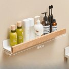 A50CM_Bathroom Shelves，Wooden Storage Holders，Room Storage Shelves，Wall-Mounted Punch, Seasoni