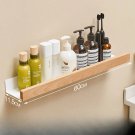 A60CM_Bathroom Shelves，Wooden Storage Holders，Room Storage Shelves，Wall-Mounted Punch, Seasoni