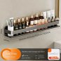 Gray 40cm_Bathroom Shelf Without Drilling Makeup Organizer Shampoo Storage Shelf Storage Rack For Ki