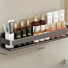 Gray 50cm_Bathroom Shelf Without Drilling Makeup Organizer Shampoo Storage Shelf Storage Rack For Ki