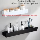 60 70 80cmOptional_Bathroom Shelf Organizer Wall Mount Shower Shampoo Soap Cosmetic Shelves Kitchen 