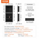 16x16 16x20 3Layers_VEVOR Shower Niche Ready for Tile Shelf Organizer  Corners Niche Recessed Sealed