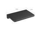 Black-Zinc-Alloy_Gunmetal Grey Brushed Zinc Alloy Bathroom Shelf in A Row Shelves Bathroom Hardware 