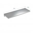 Blue_Gunmetal Grey Brushed Zinc Alloy Bathroom Shelf in A Row Shelves Bathroom Hardware Accessories 