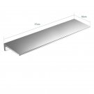 light green_Gunmetal Grey Brushed Zinc Alloy Bathroom Shelf in A Row Shelves Bathroom Hardware Acces