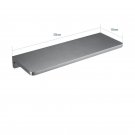 Yellow_Gunmetal Grey Brushed Zinc Alloy Bathroom Shelf in A Row Shelves Bathroom Hardware Accessorie