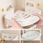 Three Layer_Bathroom Storage Shelf Shelves Rack Wall Mounted Bathroom Wall Corner Holder Kitchen Org