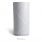 grey monolayer_2Layer Bathroom Corner Storage 360 Rotating Wall-Mounted Shelf Shampoo Cosmetics Kitc