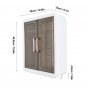 Other_Bathroom Cabinet Wall Mounted PP Cosmetics Wall Storage Cabinet Space Saving Large Capacity Mu