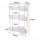 3 Layers Crystal_Bathroom Corner Storage Shelf Kitchen Home Organizer Rack Acrylic Makeup Lipstick S