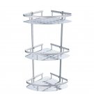 As Shown_Bathroom Corner Shelf Shower Regal Shelves Dusche Eckregal Bad Wall Badregal Storage Organi