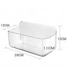A Big_Transparent Bathroom Shelf Simple Cosmetic Organizer Shower Shampoo Holder Wall Mounted Floati