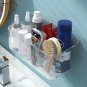 B Small_Transparent Bathroom Shelf Simple Cosmetic Organizer Shower Shampoo Holder Wall Mounted Floa