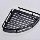 One Floor Black_Bathroom Shelves No-drill Corner Shelf Shower Storage Rack Holder Toilet Organizer B
