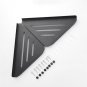Punching 2_Bathroom Organizer Shelf Space Aluminum Black 1-3 Layer Triangle Rack Universal Corner Ho