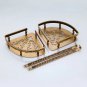 B_2 layer antique nail free bathroom rack metal shower corner wall mounted storage shelf accessorie