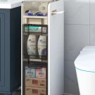 3 layers_Bathroom Storage Cabine Narrow Tall Cabinet Storage Waterproof Coner Shelf Waterproof Toile