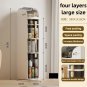 Four layers_Bathroom Storage Cabinet Installation-Free Toilet Drawer Closestool Crevice Rack Ultra N