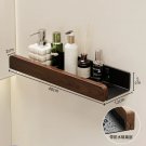 40CM_Walnut bathroom toilet shelf no punch toilet sink restroom wall storage towel racks