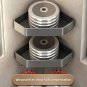 3 Silver_Bathroom Shelf No Drill Corner Space Aluminum Storage Rack Wall Mounted Triangle Basket Sho