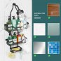 3layers_Bathroom Shelf Shower Head Hanging Shelf Metal 3 Layers Shower Gel Toiletry Organizer with S