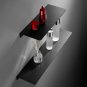 Black_30/40/50CM Floating Shelf Wall Shelves for Bedroom Living Room Bathroom Kitchen Hanging Mounte
