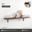 Red_Floating Shelves, Rustic Wood Wall Shelves for Bathroom, Kitchen, Bedroom or Living Room Bathroo