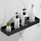 Black 50cm_Stainless steel Chrome Bathroom Shelves toilet Storage holder Kitchen Wall Shelf Shower S