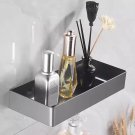 Gray 30cm_Stainless steel Chrome Bathroom Shelves toilet Storage holder Kitchen Wall Shelf Shower St