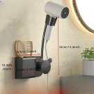 standard Black_Bathroom Shelf on The Wall Without Drilling Multifunctional Storage Shelves Organizer