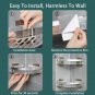 Package B_Bathroom Shelf No Drill Makeup Storage Organizer Aluminum Alloy Shampoo Rack Shower Shelf