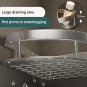 Silver 2Square_Bathroom Shelf No Drill Makeup Storage Organizer Aluminum Alloy Shampoo Rack Shower S