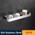 30 cm Silver_Bathroom Accessories Stainless Steel Bathroom Storage Rack Shower Storage Rack Bathroom