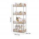 4 Layers Crystal_Bathroom Organizer Shelf Home Kitchen Acryl Storage Rack Large Capacity Skincare Co