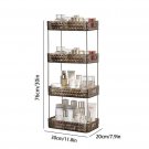 4 Layers Gray_Bathroom Organizer Shelf Home Kitchen Acryl Storage Rack Large Capacity Skincare Cosme