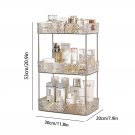D 3 Layers Crystal_Bathroom Organizer Shelf Home Kitchen Acryl Storage Rack Large Capacity Skincare 