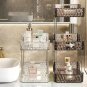 D 3 Layers Gray_Bathroom Organizer Shelf Home Kitchen Acryl Storage Rack Large Capacity Skincare Cos