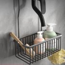 Gray_Storage Shelves Space Aluminum Bathroom Faucet Shelving Bathroom Shower Gel Organizer Shower Ro