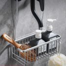 Sliver_Storage Shelves Space Aluminum Bathroom Faucet Shelving Bathroom Shower Gel Organizer Shower 