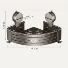 monolayer_Space aluminum bathroom storage rack non perforated wall mounted storage rack shampoo show