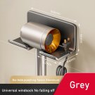 Style S grey_Hair Dryer Holder Bathroom Accessories Wall Dryer Cradle Straightener Stand Hairdryer O