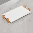 White 1_Bathroom Counter Organizer With Coffee Station Cosmetic Holder and Storage Shelf for Vanity 